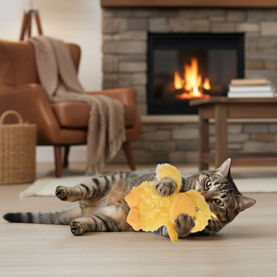 Kong Pato de peluche com erva-gateira para gatos, , large Imagem n&uacute;mero 2