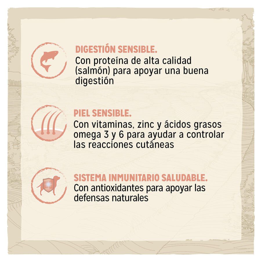 14 kg Dog Chow Sensitive com salm&atilde;o ra&ccedil;&atilde;o para c&atilde;es, , large Imagem n&uacute;mero 2