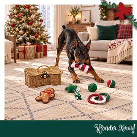 Wonder Christmas Cesto de Brinquedos Premium Brinquedo para c&atilde;es