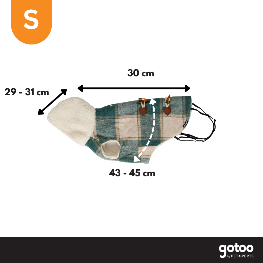 Gotoo Casaco Tartan com Capuz para c&atilde;es, , large Imagem n&uacute;mero 4