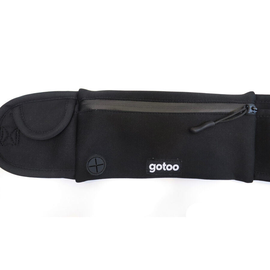 Gotoo Trela m&atilde;os livres preta para c&atilde;es, , large Imagem n&uacute;mero 4