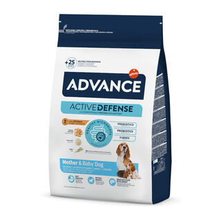 Advance Active Defense Mother & Puppy Frango e Arroz ração para cães