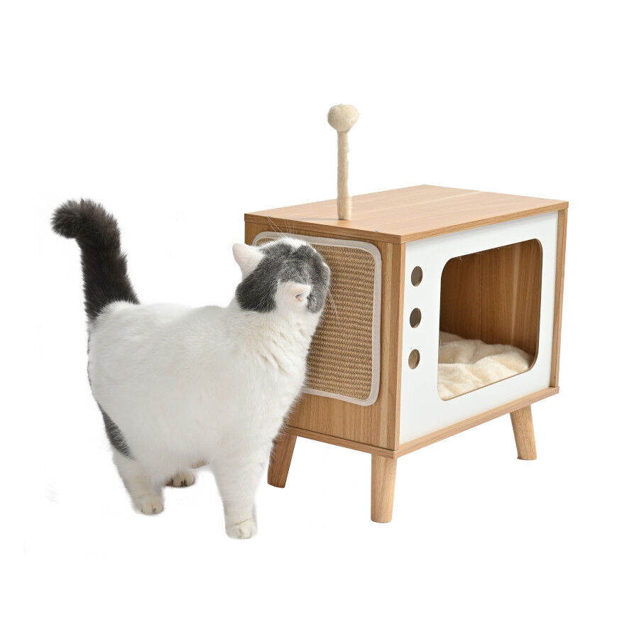 Leeby Thierre TV cama nido arranhador para gatos, , large Imagem n&uacute;mero 6