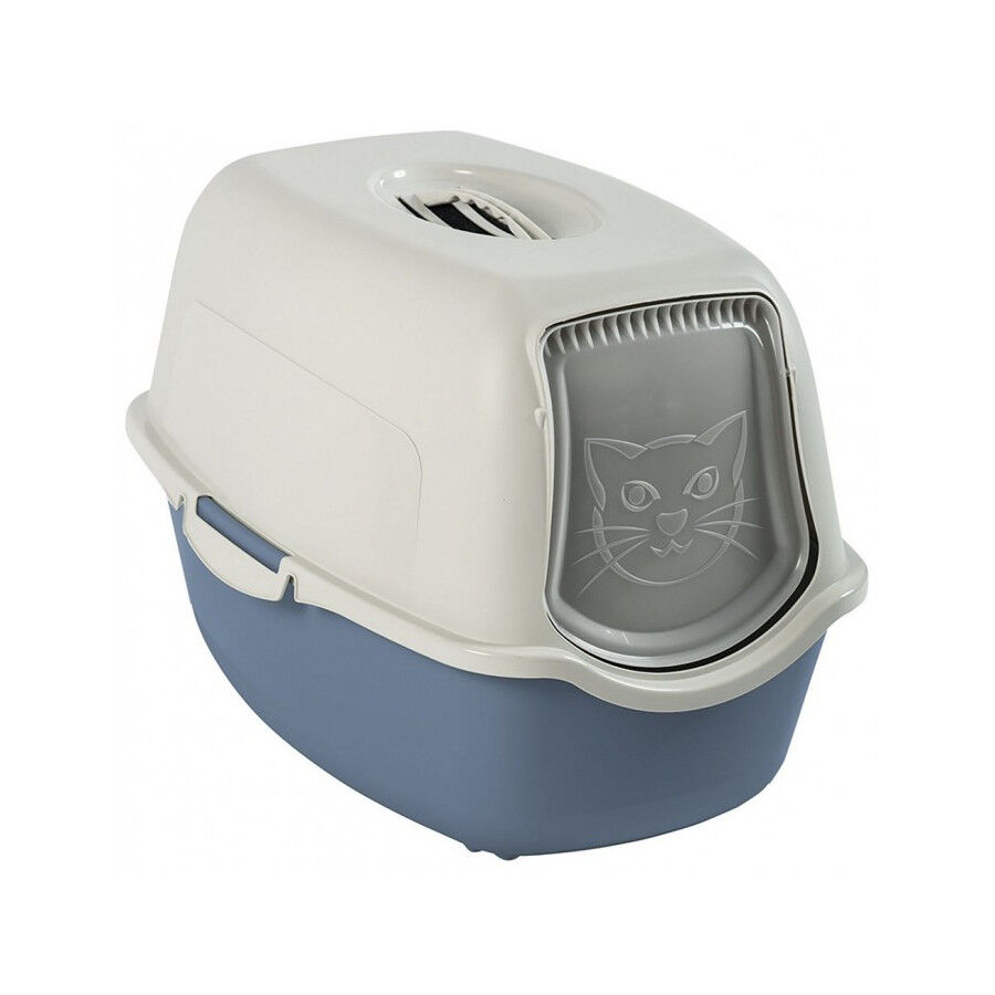 Rotho Eco Bailey Caixa de Areia Branca e Azul para gatos, , large Imagem n&uacute;mero 1