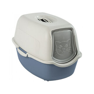 Rotho Eco Bailey Caixa de Areia Branca e Azul para gatos