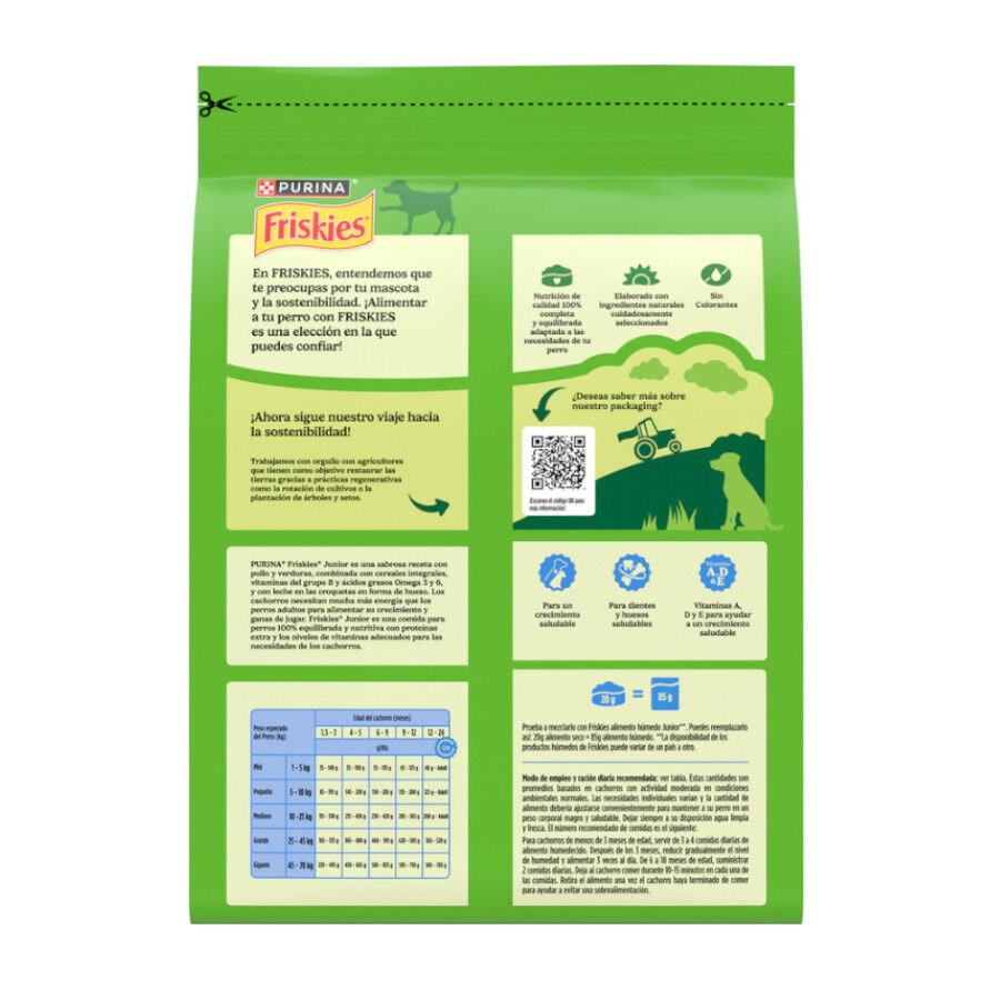 Friskies Junior frango e legumes ra&ccedil;&atilde;o cachorros, , large Imagem n&uacute;mero 8