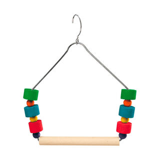 Ferplast PA 4084 Balanço triangular com decorações paar pássaros