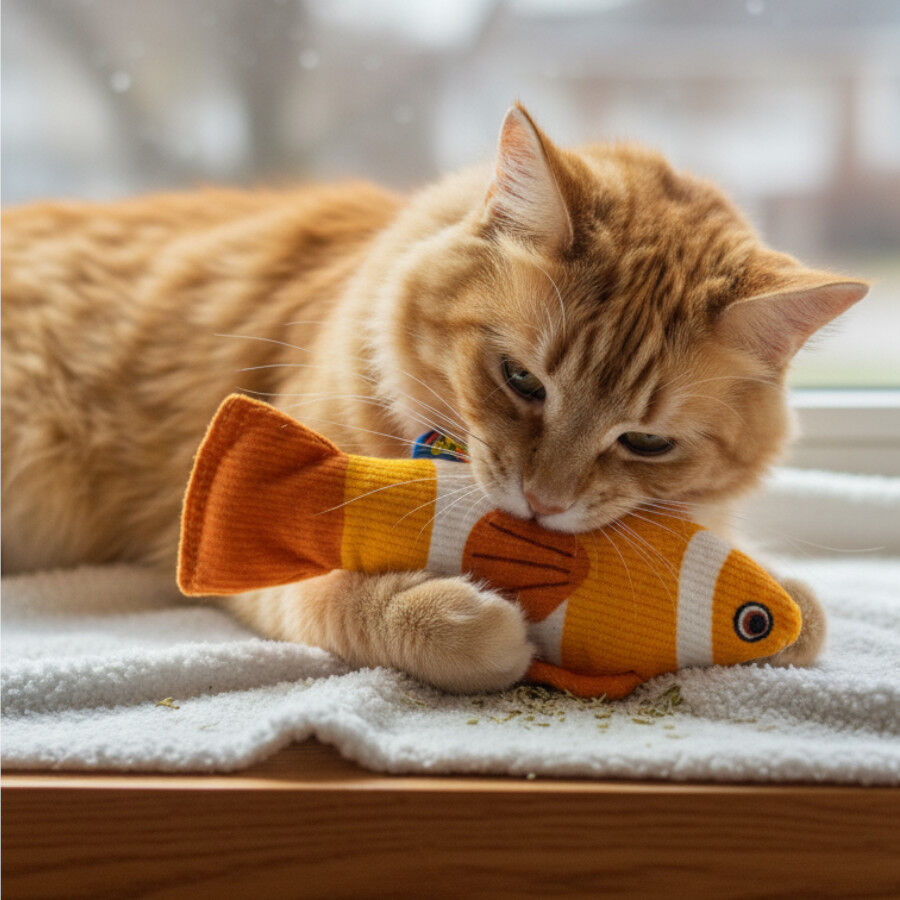 BAM! Peluche de peixe com catnip para gatos, , large Imagem n&uacute;mero 1