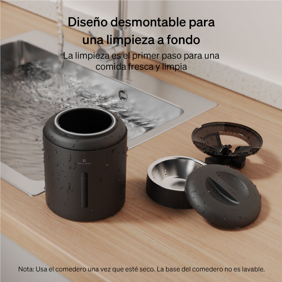 Petlibro Granary Wi-Fi Comedouro Autom&aacute;tico Preto para c&atilde;es e gatos, , large Imagem n&uacute;mero 8