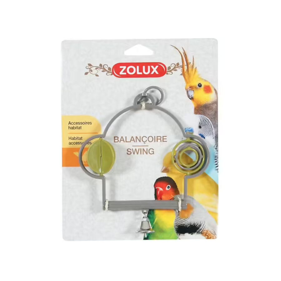 Zolux Columpio de pl&aacute;stico juguete para p&aacute;jaros, , large Imagem n&uacute;mero 1