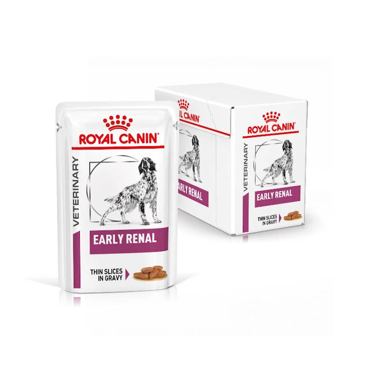12 saquetas x 100 g Royal Canin Veterinary Early Renal Molho saqueta para cães,  Imagem número 1 12 saquetas x 100 g Royal Canin Veterinary Early Renal Molho saqueta para cães, , large Imagem número 1