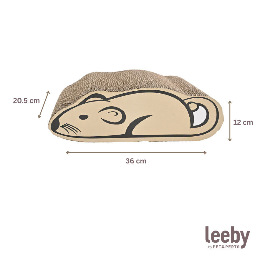 Leeby Miaou t&aacute;bua arranhadora de cart&atilde;o para gatos, , large Imagem n&uacute;mero 5