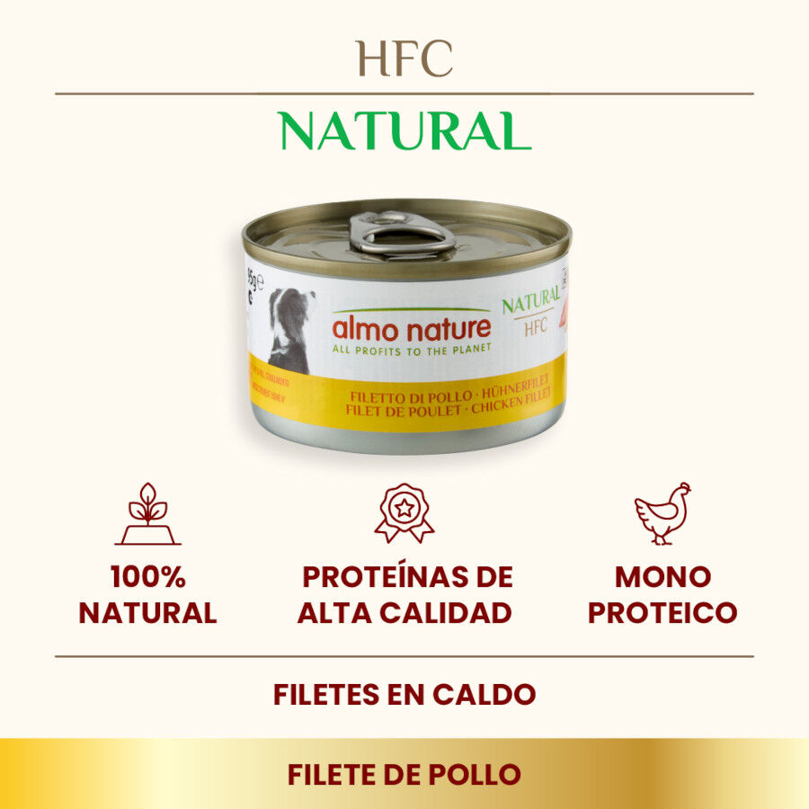 12 latas x 95 g Almo Nature HFC Classic para c&atilde;es Pack poupan&ccedil;a!, , large Imagem n&uacute;mero 2