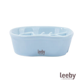 Leeby Comedouro Antivoracidade de Cer&acirc;mica para gatos