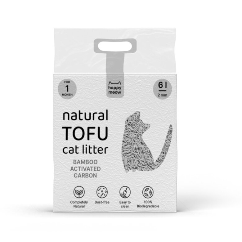 6 L Happy Meow Natural Tofu Aglomerante Bambu para gatos,  Imagem número 5 6 L Happy Meow Natural Tofu Aglomerante Bambu para gatos, , large Imagem número 5