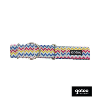 Gotoo Coleira estampada colorida para cães