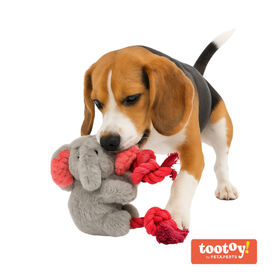 Tootoy! Comfort Climbing Elephant Cuddler peluche para cães