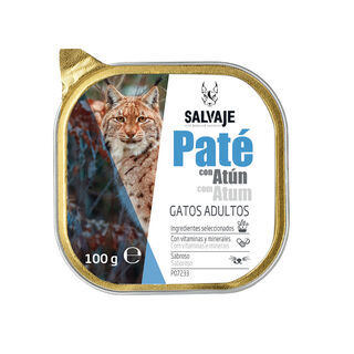 Salvaje Adulto Atum em Patê Terrina para gatos