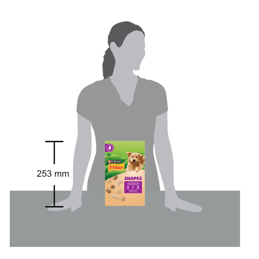 800 g Friskies Biscoitos Shapes para c&atilde;es, , large Imagem n&uacute;mero 3