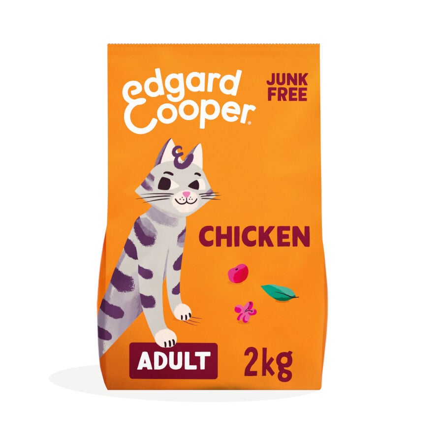 4 kg Edgard & Cooper Adult Frango ra&ccedil;&atilde;o para gatos, , large Imagem n&uacute;mero 1