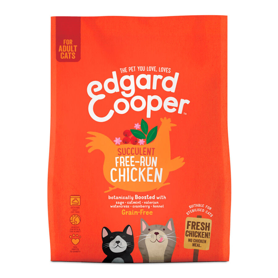 1.75 kg Edgard & Cooper Pollo pienso para gatos, , large Imagem n&uacute;mero 1