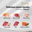 48 saquetas x 15 g Majesty Snack l&iacute;quido Mix para gatos, , large Indicador imagem n&uacute;mero 3
