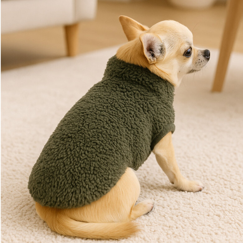 Outech Camisola em Borrego Caqui para cães,  Imagem número 1 Outech Camisola em Borrego Caqui para cães, , large Imagem número 1