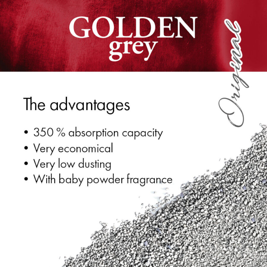 14 kg Golden Grey Areia Fina Aglomerante para gatos, , large Imagem n&uacute;mero 3