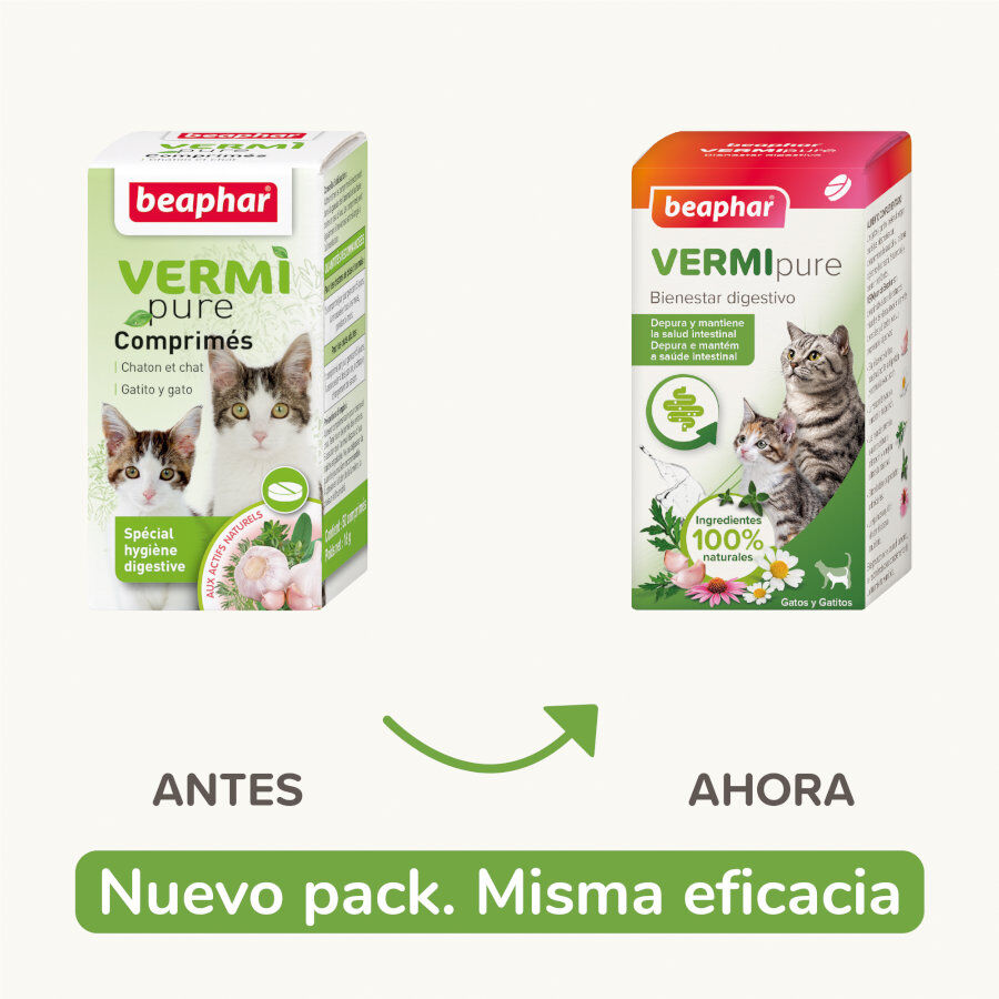 Beaphar VERMIpure Repelente Interno Natural em comprimidos para gatos e gatinhos, , large Imagem n&uacute;mero 2