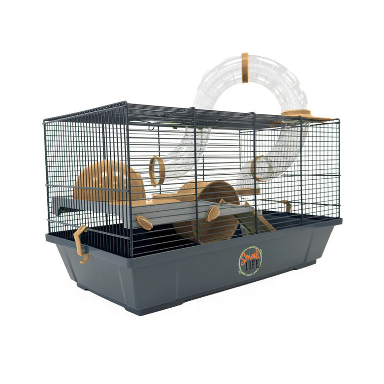 Small Life Gaiola com Tubo Salmão para hamsteres,  Imagem número 1 Small Life Gaiola com Tubo Salmão para hamsteres, , large Imagem número 1