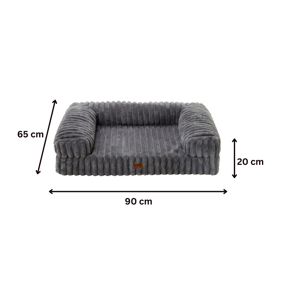 Leeby Sof&aacute; Cinzento para c&atilde;es, , large Imagem n&uacute;mero 5