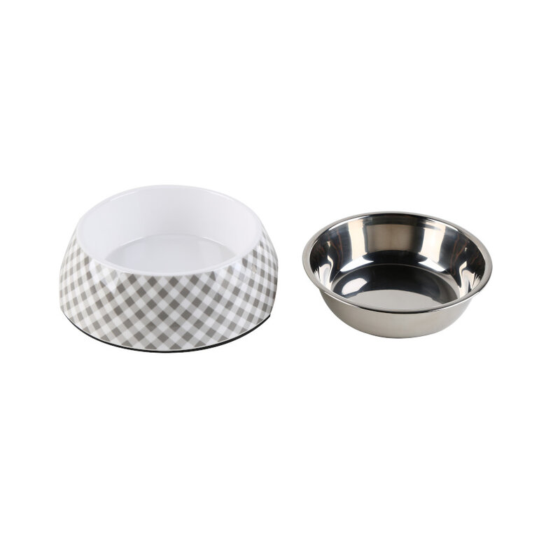 Leeby Comedouro cinza em inox para cães,  Imagem número 4 Leeby Comedouro cinza em inox para cães, , large Imagem número 4
