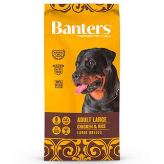 Banters Adult Large de frango ração para cães de raça grande