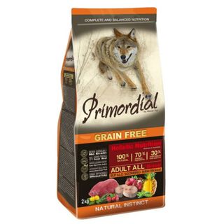 Primordial Adult Grain Free Bufalo e Cavala ração para cães