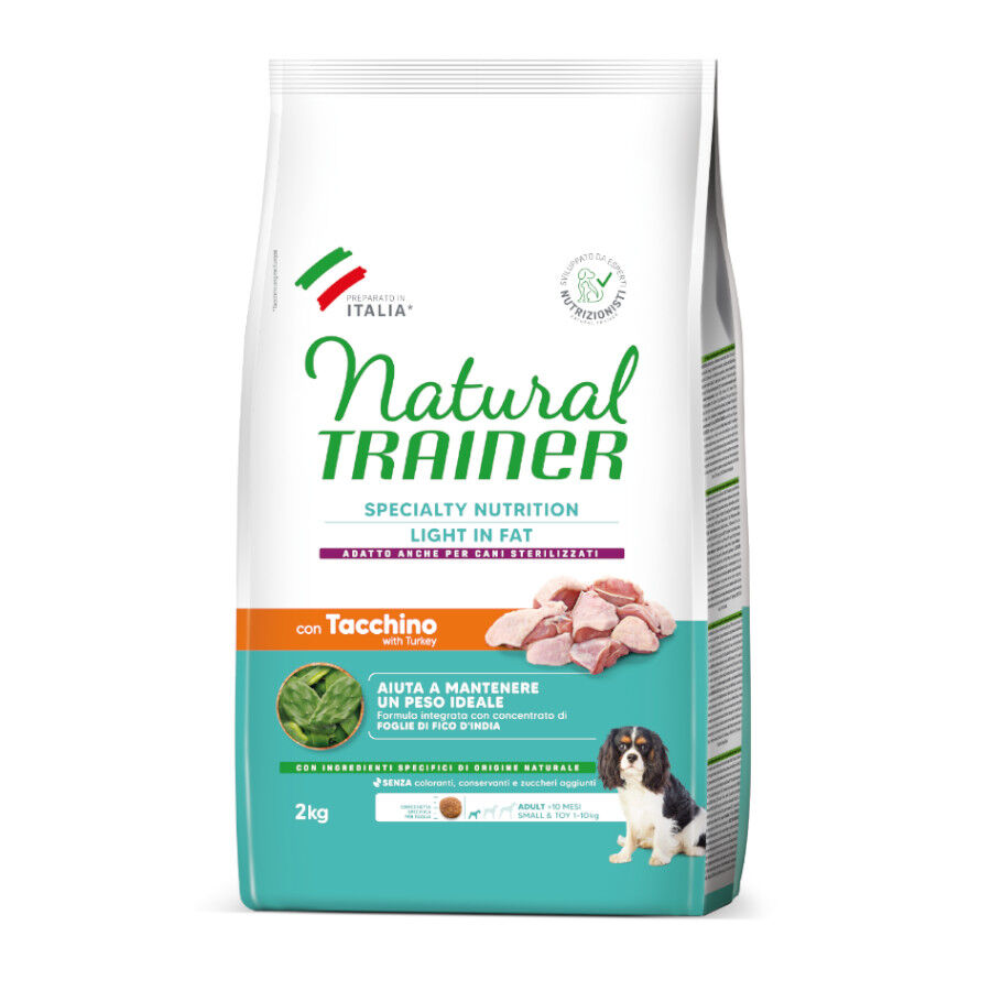 2 kg Natural Trainer Adult Small&Toy Ideal Weight Carne ra&ccedil;&atilde;o para c&atilde;es, , large Imagem n&uacute;mero 1