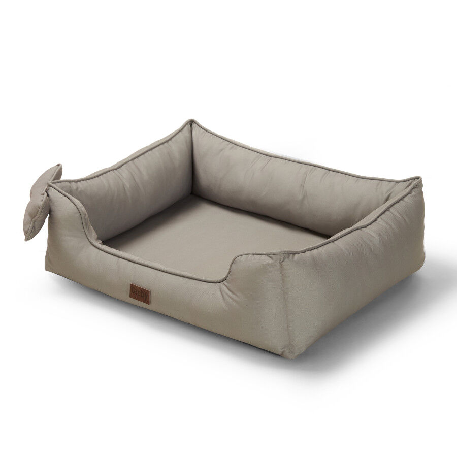 Leeby Cama taupe ortop&eacute;dica para c&atilde;es, , large Imagem n&uacute;mero 3