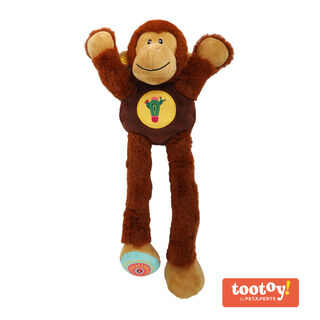 Tootoy! Comfort Twister Monkey Cuddler peluche para cães