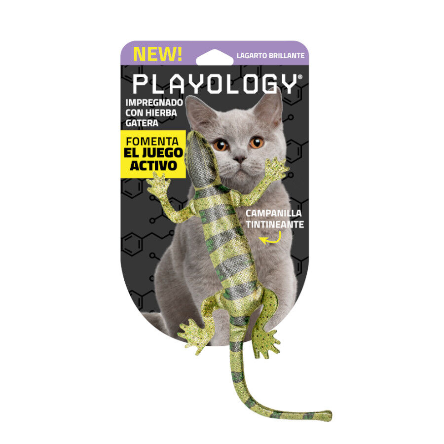 PLAYOLOGY PELUCHE LAGARTO BRILHANTE PARA GATOS, , large Imagem n&uacute;mero 5
