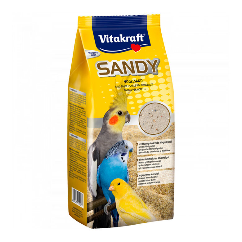 Vitakraft Sandy Plus Areia para pássaros,  Imagem número 1 Vitakraft Sandy Plus Areia para pássaros, , large Imagem número 1