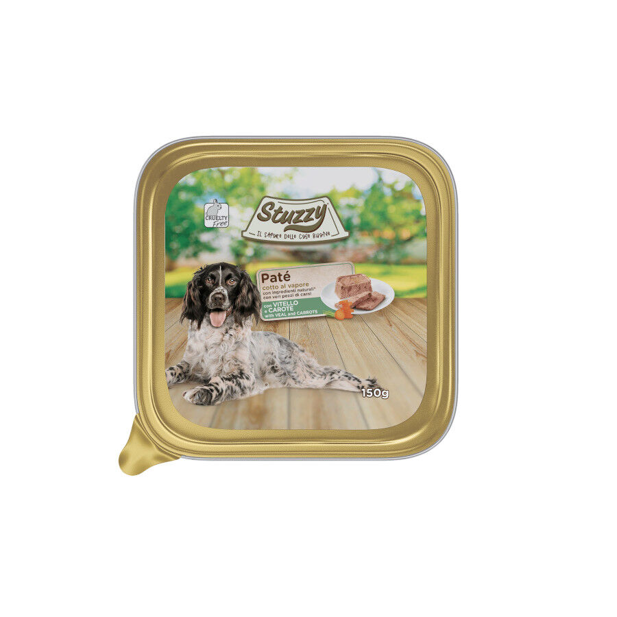 150 g Stuzzy vitela com cenoura terrina para c&atilde;es, , large Imagem n&uacute;mero 1