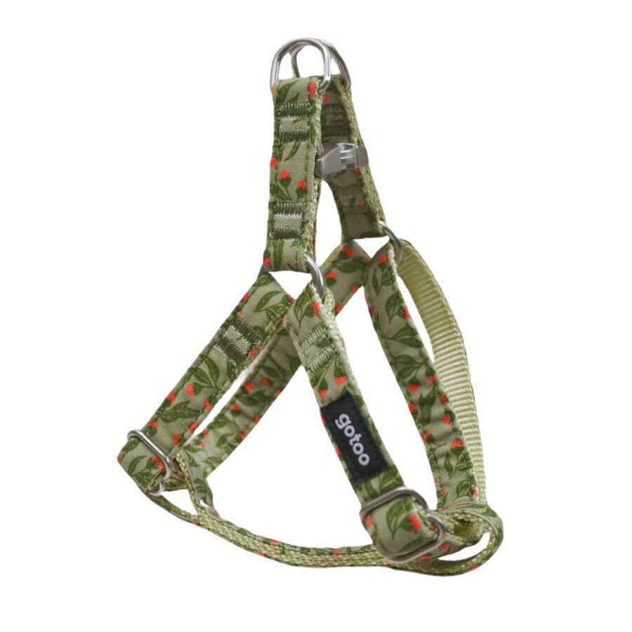 Gotoo Peitoral estampado floral para c&atilde;es, , large Imagem n&uacute;mero 1