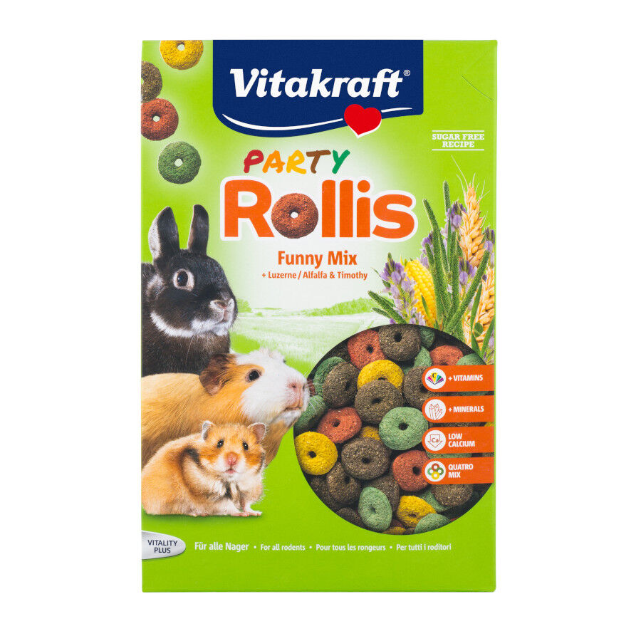 Vitakraft Rollis Party Guloseimas para roedores, , large Imagem n&uacute;mero 1