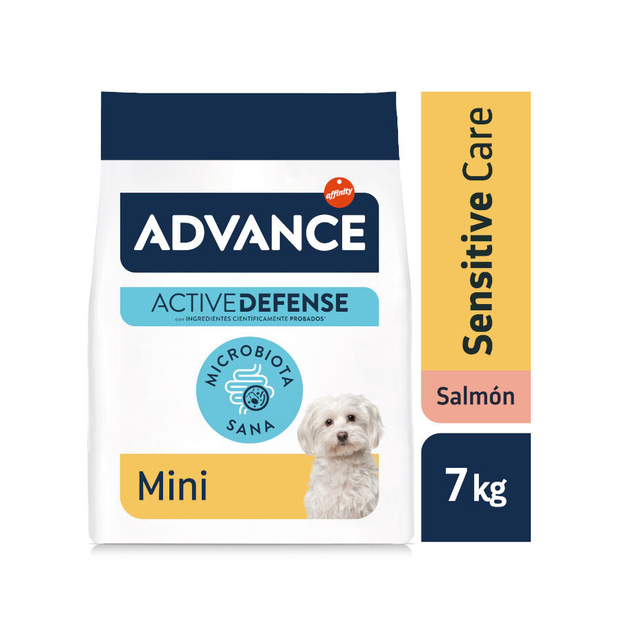 Advance Active Defense Mini Sensitive Salm&atilde;o e Arroz ra&ccedil;&atilde;o para c&atilde;es, , large Imagem n&uacute;mero 2