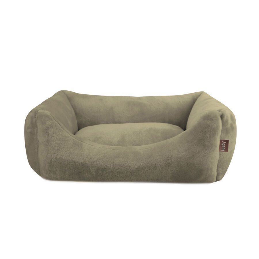 Leeby Cama de veludo verde para c&atilde;es, , large Imagem n&uacute;mero 1
