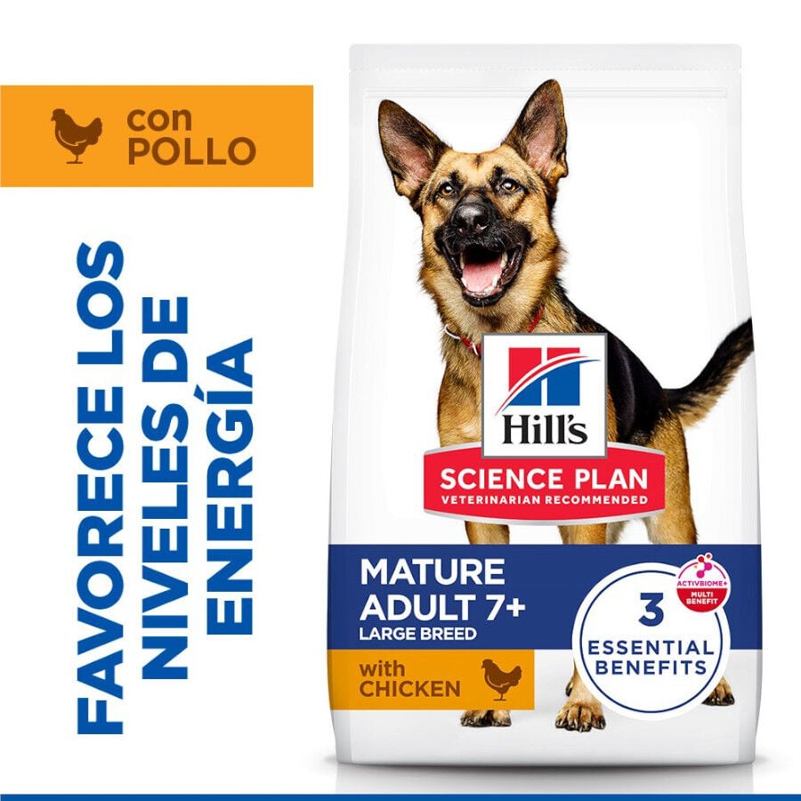 14 kg Hill's Science Plan Mature Adult Large Frango ra&ccedil;&atilde;o para c&atilde;es, , large Imagem n&uacute;mero 2