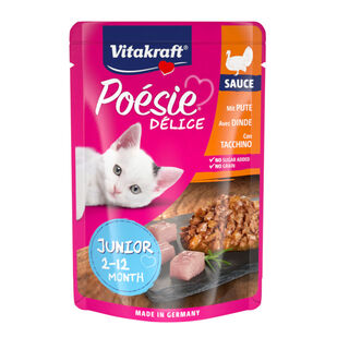 Vitakraft Junior Poésie Peru saqueta em molho para gatos