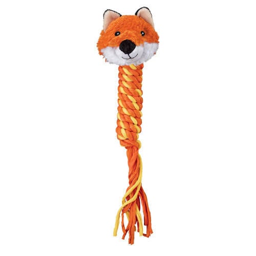 Kong Winder Fox con cuerda juguete para perros Imagem n&uacute;mero 1
