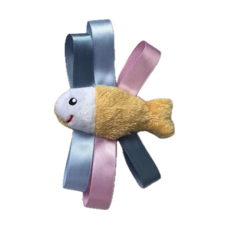 Tootoy! Kitten Peluche Peixe com la&ccedil;o para gatos, , large Imagem n&uacute;mero 2