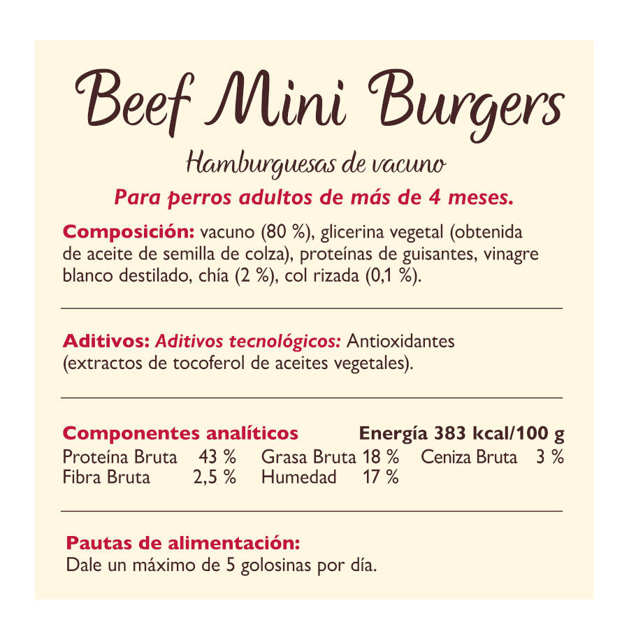 70 g Lily's Kitchen Burgers Mini para c&atilde;es, , large Imagem n&uacute;mero 3