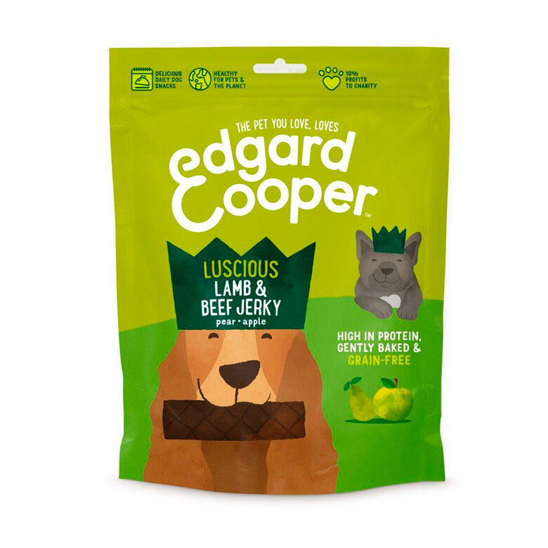 Edgard & Cooper charque de cordeiro e boi para cães, , large image number null